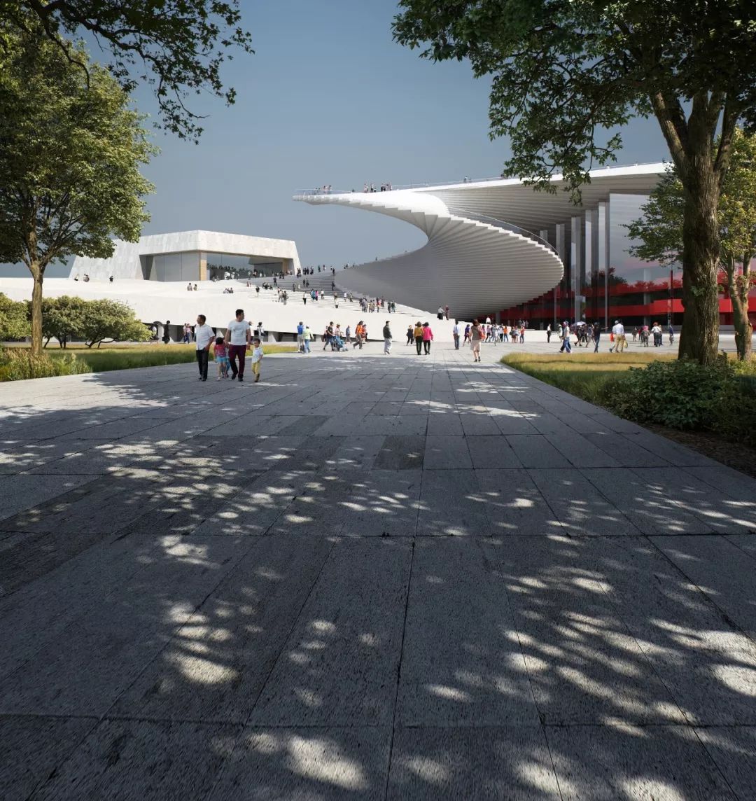 上海大歌剧院设计方案公布，黄浦江边多了一把“扇子”